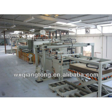 panel laminator/ wood melamine paper laminated press machine